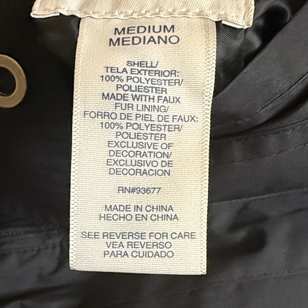 St. John's Bay Women's Reversible Gray/Black Utility Jacket with Hood - Picture 13 of 13